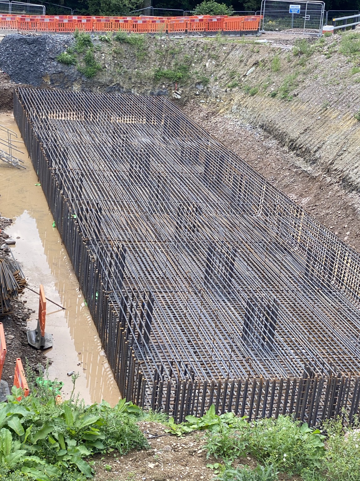 Plymouth bridge reinforcement cage